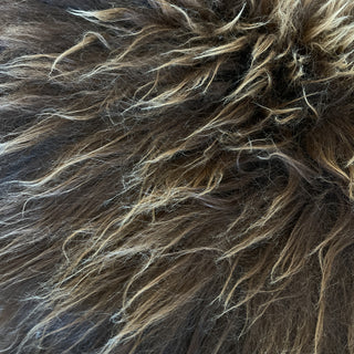 Premium Icelandic Sheepskin Rug Extra Large - Brown Long Wool