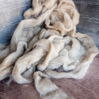 Montana Icelandic Lamb Wool Roving - Brown 16oz - Copia Cove