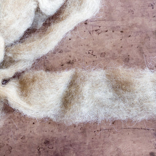 Montana Icelandic Lamb Wool Roving - Brown 8oz - Copia Cove