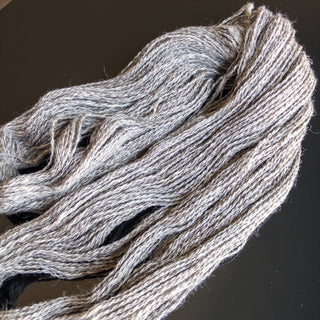 Montana Icelandic Lamb Wool Yarn - Marled Gray Worsted 2 - Ply 245 Yards - Copia Cove