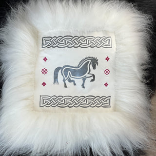 BIRKA Warrior Skinnfell Chair Pad - Icelandic Sheepskin - Viking Home Decor - Copia Cove Icelandic Sheep & Wool