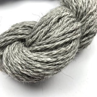 Bulk 6 Skeins Icelandic Wool Yarn Gray Bulky 3-ply 110 yards 3.5 oz - Warp or Outerwear - Copia Cove Icelandic Sheep & Wool