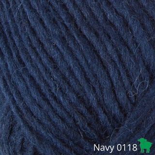 copia cove icelandic wool yarn lopi alafosslopi Navy 0118