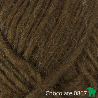 copia cove icelandic wool yarn lopi alafosslopi chocolate 0867