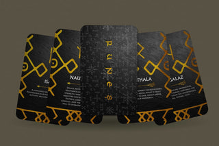 Golden Runes Oracle - Norse Cards - Copia Cove