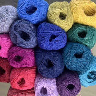 Icelandic Sheep Wool Lace Weight Einband Lopi Wool Yarn 18 Colors - 50g skein from Lopi Brand Iceland - Copia Cove Icelandic Sheep & Wool