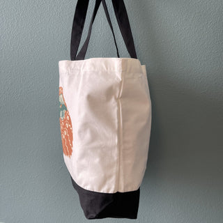 Large Cotton Tote Icelandic Ram in Icelandic Sweater Graphic Bag - Copia Cove
