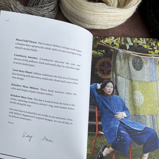 MDK Field Guide No. 26 MOSS by Modern Daily Knitting - Hélène Magnússon - Five knitting designs for Einband and Plotulopi - Copia Cove