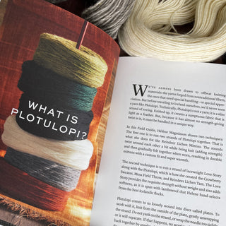 MDK Field Guide No. 26 MOSS by Modern Daily Knitting - Hélène Magnússon - Five knitting designs for Einband and Plotulopi - Copia Cove