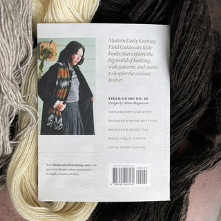 MDK Field Guide No. 26 MOSS by Modern Daily Knitting - Hélène Magnússon - Five knitting designs for Einband and Plotulopi - Copia Cove