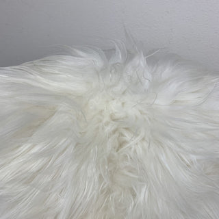 Premium Icelandic Sheepskin Rug White Long Wool - Copia Cove Icelandic Sheep & Wool