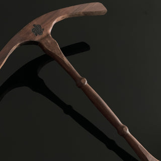 Skeining Tool Viking Era Niddy Noddy Oseberg Replica in Walnut Wood - Copia Cove