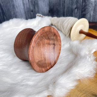 Spinning Bowl Black Walnut "A" Wood for Support Spindle Spinning - Copia Cove
