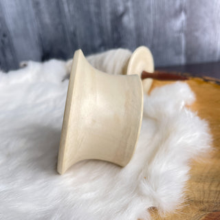 Spinning Bowl White Holly "A" Wood for Support Spindle Spinning - Copia Cove