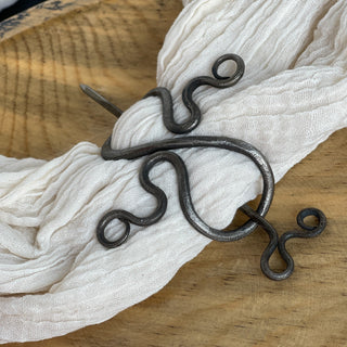 Steel Forged Viking Hair Pin Set - Elvish Style - Copia Cove