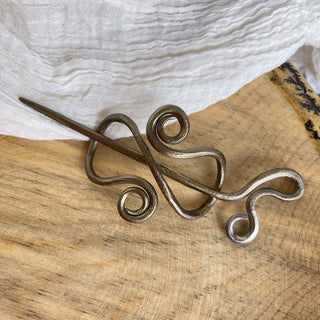 Steel Forged Viking Hair Pin Set - Golden Elvish Style - Copia Cove