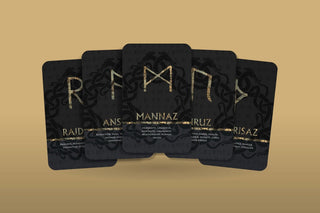 The Elder Futhark Runes - Nordic Cards - Copia Cove