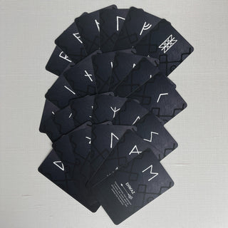 Viking Elder Futhark Runes Card Deck 24 Card Runes Oracle - Nordic Cards - Copia Cove Icelandic Sheep & Wool