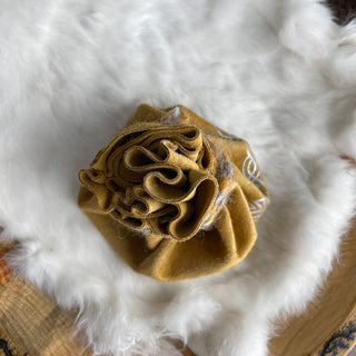 Viking Yggdrasil Coin Pouch - Yellow Cow Suede 100% Leather Handmade Skinnfell - Copia Cove