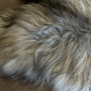 Premium Icelandic Sheepskin Rug Extra Large - Natural Gray Long Wool