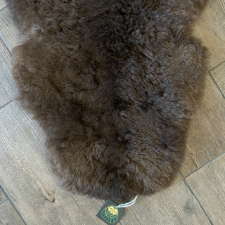 Premium Icelandic Sheepskin Rug Large - Natural Brown Short Wool Pelt