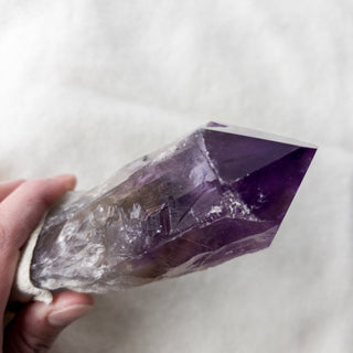 Dragon's Tooth Amethyst Raw Root Crystal Point Gemstone "B" - Copia Cove