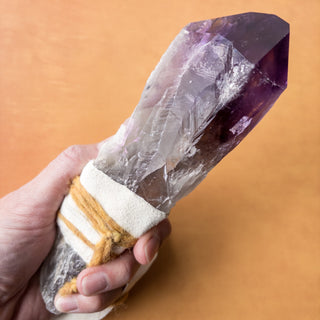 Dragon's Tooth Amethyst Raw Root Crystal Point Gemstone "B" - Copia Cove