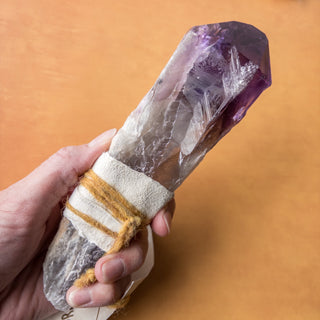 Dragon's Tooth Amethyst Raw Root Crystal Point Gemstone "B" - Copia Cove