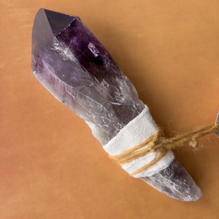 Dragon's Tooth Amethyst Raw Root Crystal Point Gemstone "B" - Copia Cove