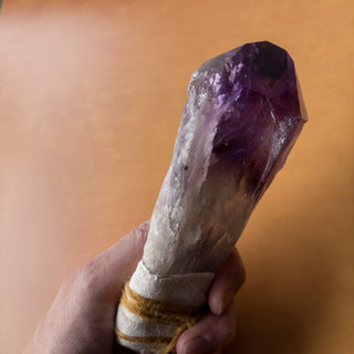 Dragon's Tooth Amethyst Raw Root Crystal Point Gemstone "B" - Copia Cove