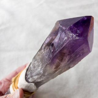 Dragon's Tooth Amethyst Raw Root Crystal Point Gemstone "B" - Copia Cove