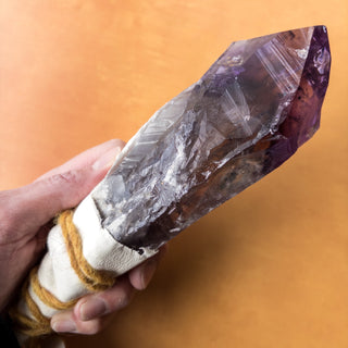 LARGE Dragon's Tooth Amethyst Raw Root Crystal Point Gemstone "D" - Copia Cove