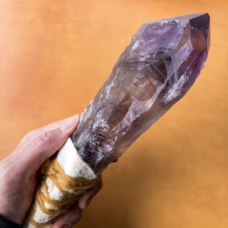 LARGE Dragon's Tooth Amethyst Raw Root Crystal Point Gemstone "E" - Copia Cove