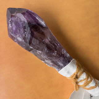 LARGE Dragon's Tooth Amethyst Raw Root Crystal Point Gemstone "E" - Copia Cove