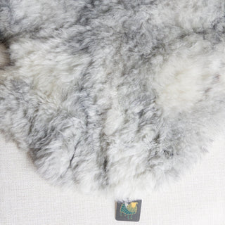 Medium Premium Icelandic Sheepskin Rug - Natural Gray Short Wool Pelt - Copia Cove