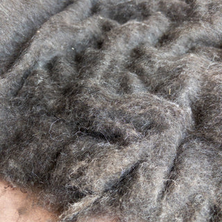 Montana Icelandic Lamb Wool Batt - Natural Black 8oz - Copia Cove