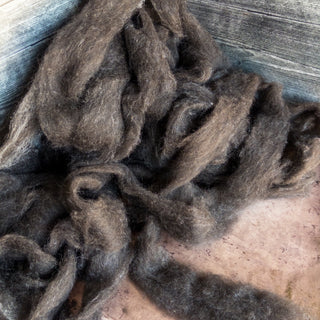 Montana Icelandic Lamb Wool Roving - Black 16oz - Copia Cove