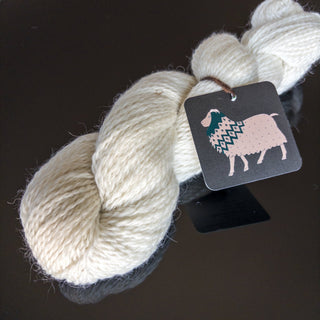 Montana Icelandic Lamb Wool Yarn - White Worsted 2 - Ply 245 Yards - Copia Cove