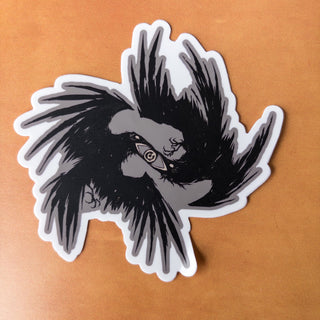 Odin's Ravens Sticker - Huginn and Muninn - Copia Cove