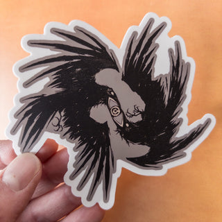 Odin's Ravens Sticker - Huginn and Muninn - Copia Cove