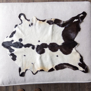 Premium Goat Hide Spotted Black and White "B" - Copia Cove