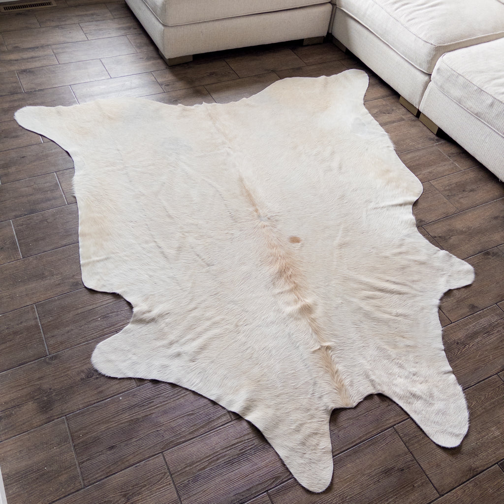 Premium Jumbo Cowhide Champagne 