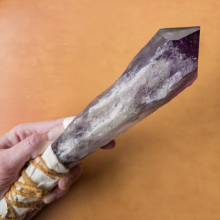 XL Dragon's Tooth Amethyst Raw Root Crystal Point Gemstone "C" - Copia Cove