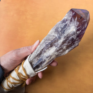 XL Dragon's Tooth Amethyst Raw Root Crystal Point Gemstone "F" - Copia Cove