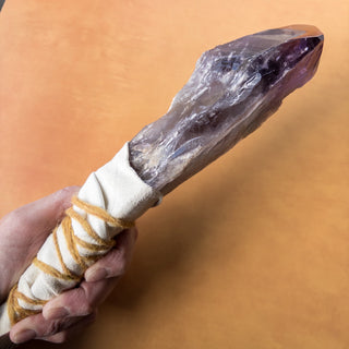 XL Dragon's Tooth Amethyst Raw Root Crystal Point Gemstone "F" - Copia Cove