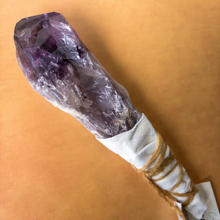 XL Dragon's Tooth Amethyst Raw Root Crystal Point Gemstone "F" - Copia Cove