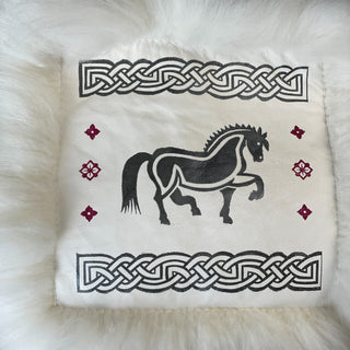 BIRKA Warrior Skinnfell Chair Pad - Icelandic Sheepskin - Viking Home Decor - Copia Cove Icelandic Sheep & Wool