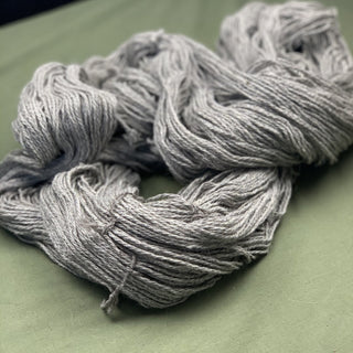 Bulk 6 Skeins Icelandic Wool Yarn Gray Bulky 3-ply 110 yards 3.5 oz - Warp or Outerwear - Copia Cove Icelandic Sheep & Wool