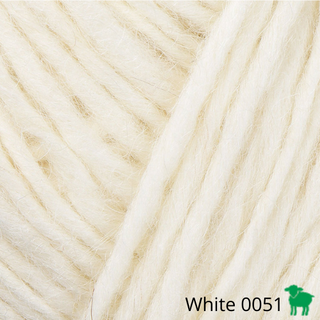 copia cove icelandic wool yarn lopi alafosslopi White 0051