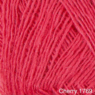 Cherry Red - 4 ply Aran weight Domestic Wool